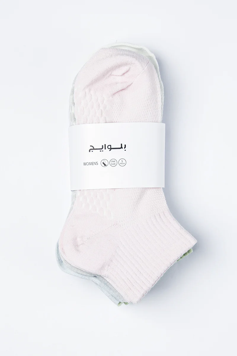 طقم جوارب قصيرة بخمس قطع - Image 2
