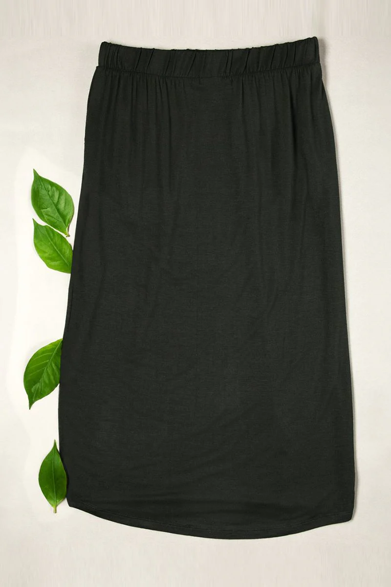 تنورة بيسك سادة - Image 3