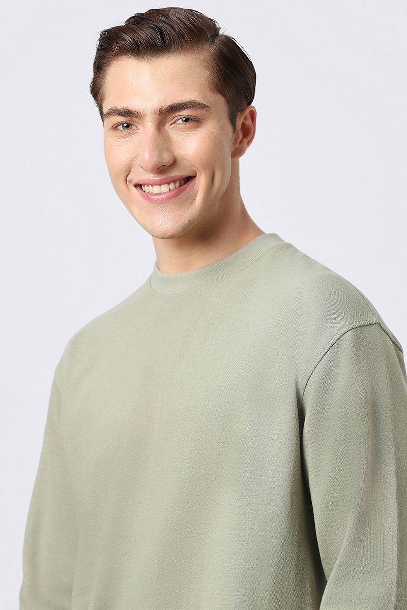 سويتشيرت بلون موحد - Image 12
