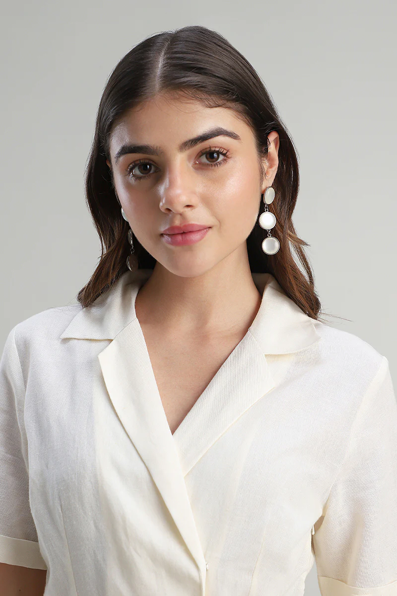 فستان ميدي مع حزام - Image 5