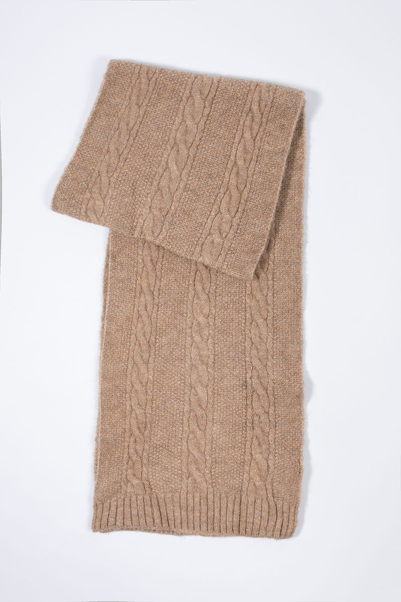 وشاح محبوك بنقشة ظفيرة - Image 3