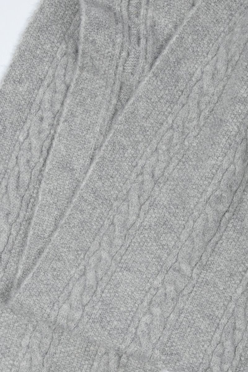 وشاح محبوك بنقشة ظفيرة - Image 8