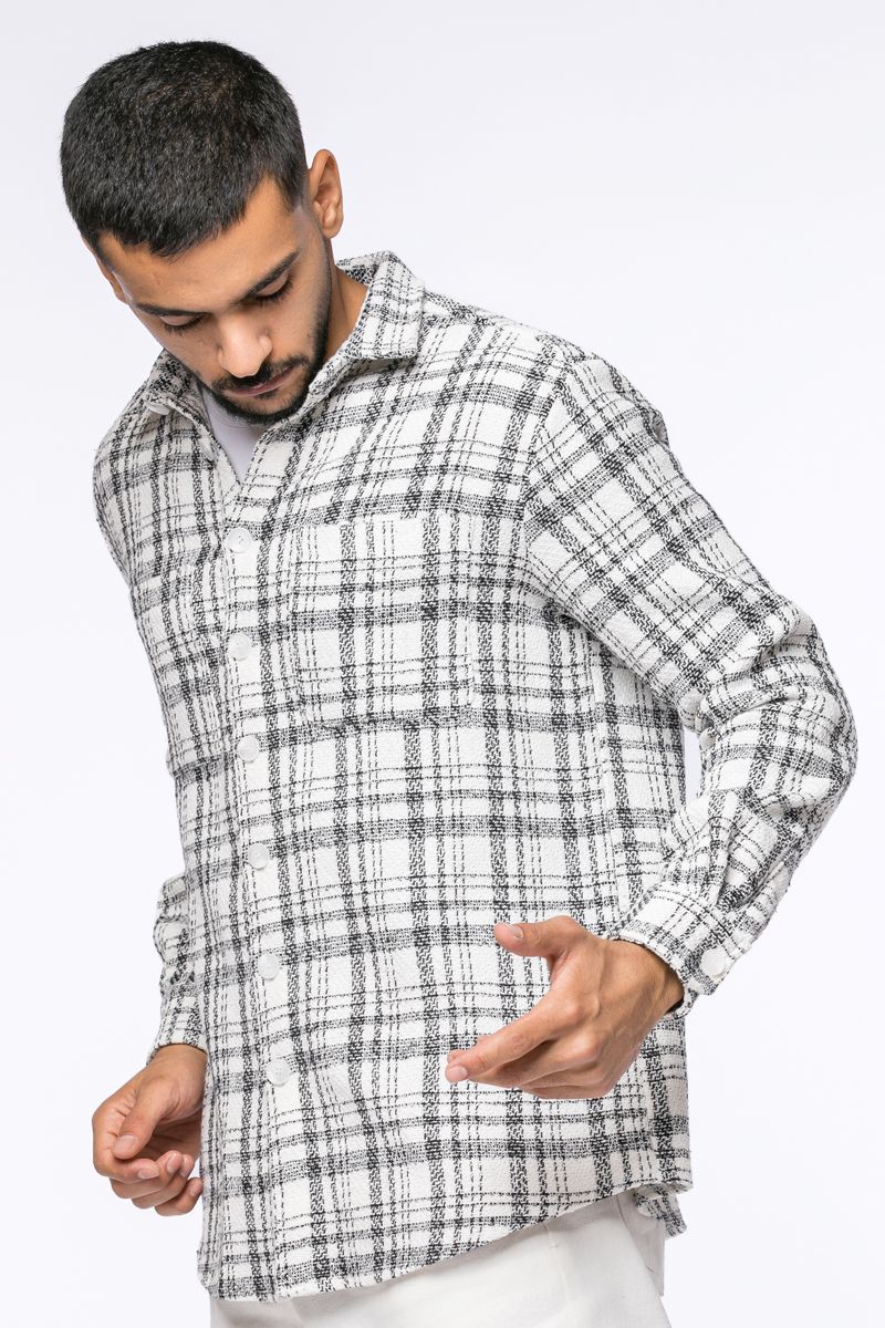 قميص شتوي بطبعة مربعات - Image 7