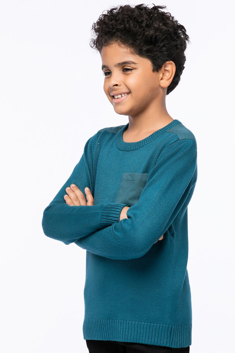بلوفر صوف بخامة متباينة - Image 6