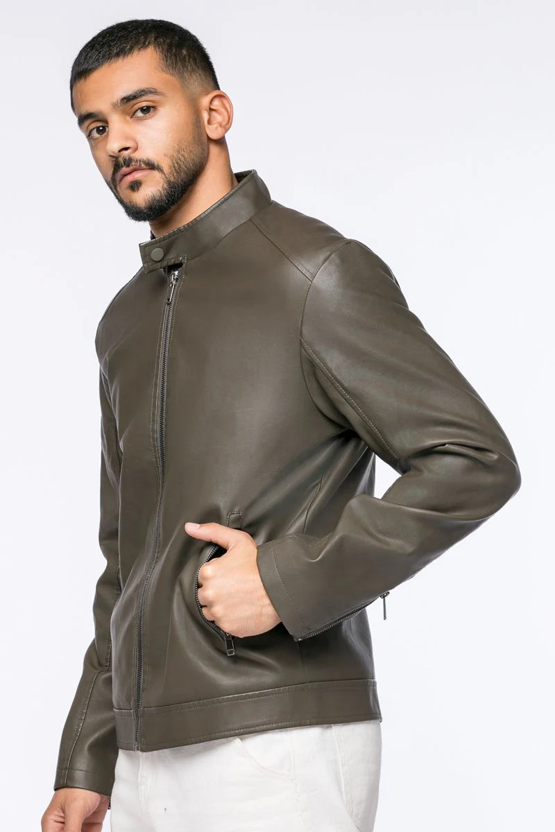 جاكيت جلد صناعي - Image 10