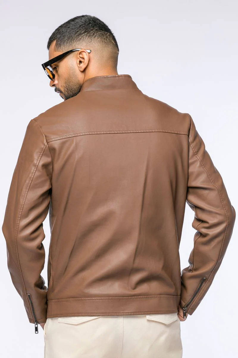 جاكيت جلد صناعي - Image 7