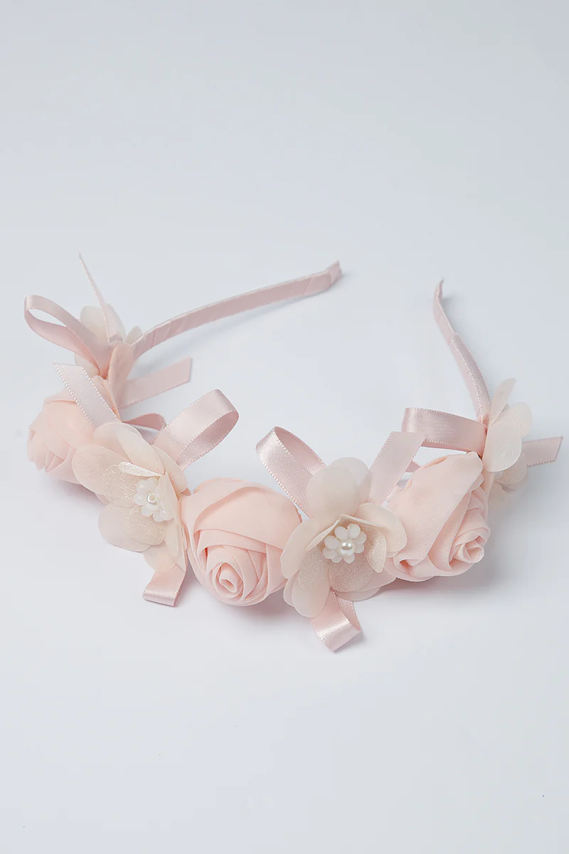 طوق شعر مزين بالورود - Image 3