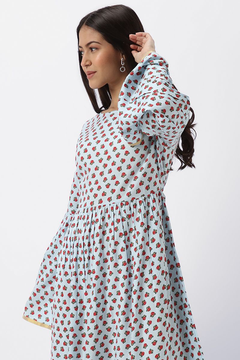 فستان نسائي بنمط طبعات ليوم التأسيس - Image 8