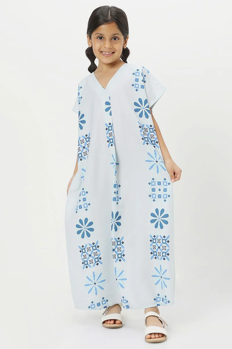 جلابية بناتي بطبعات - Image 3
