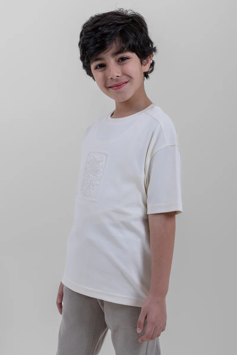 تيشيرت اطفال بنصف كم بطباعة - Image 2