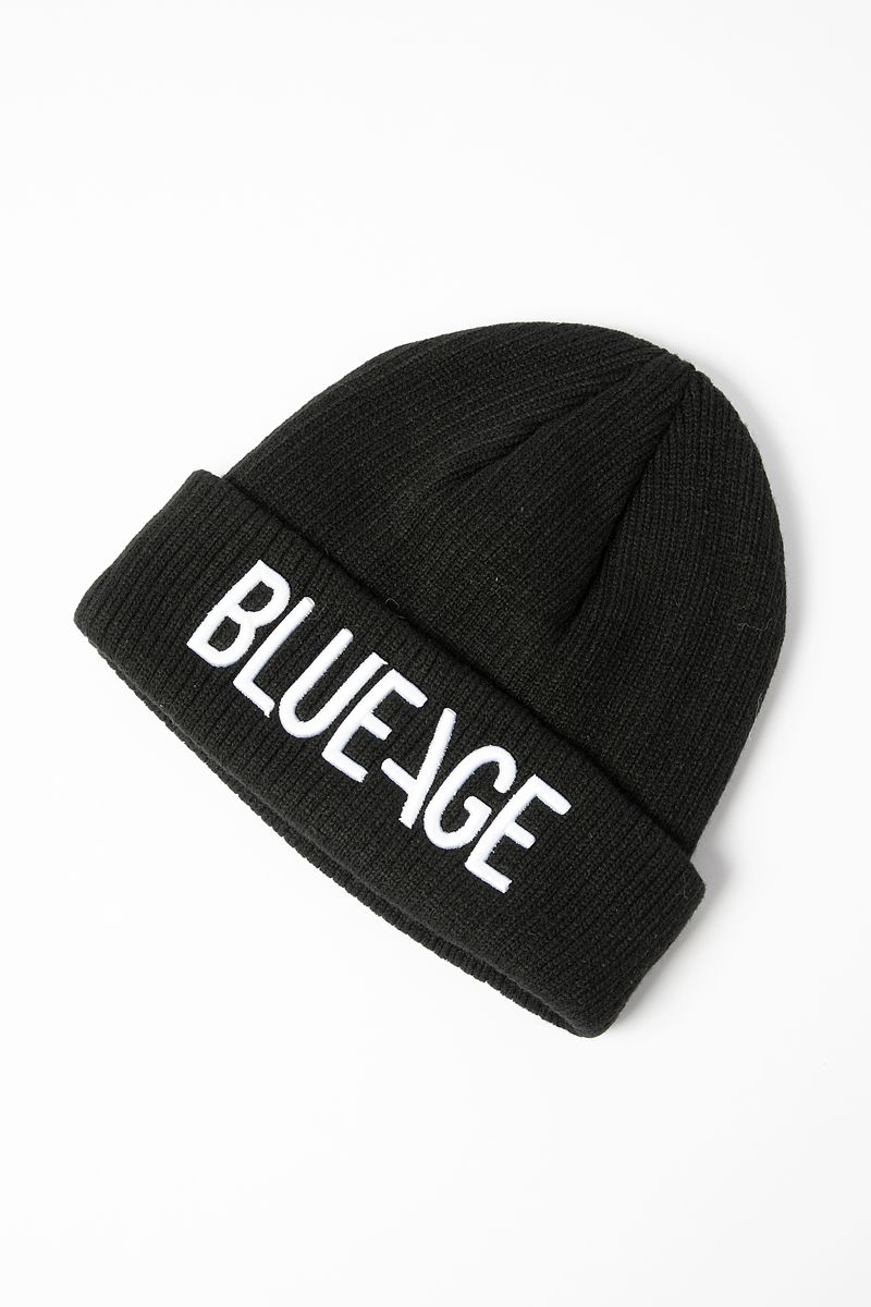قبعة محبوكة بتطريز بارز BLUEAGE - Image 2