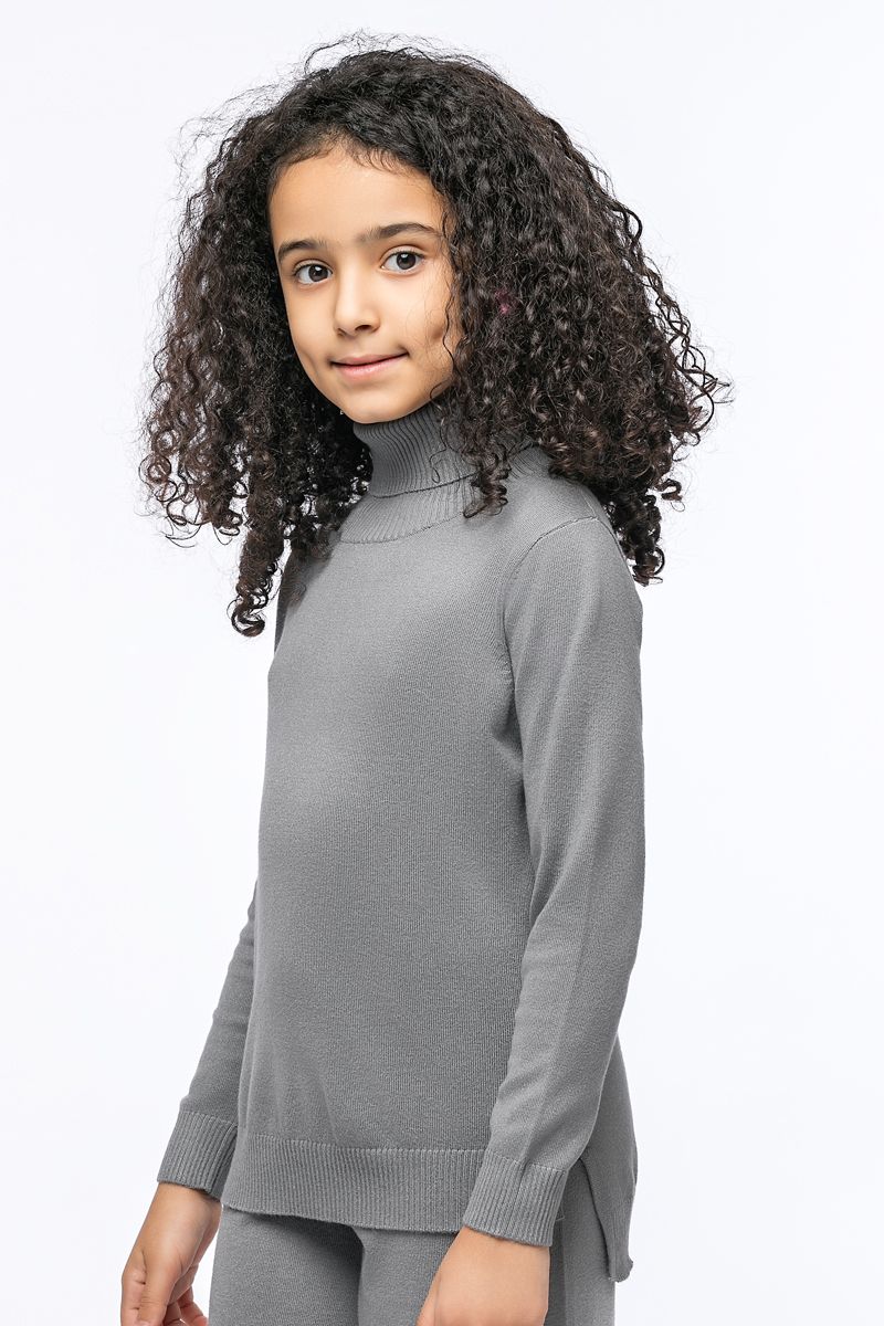 بلوفر صوف بقبة مرتفعة - Image 6