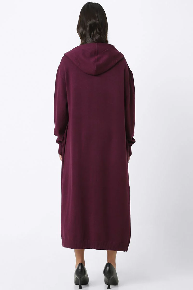 كارديغان نسائي محبوك بقصة طويلة - Image 15