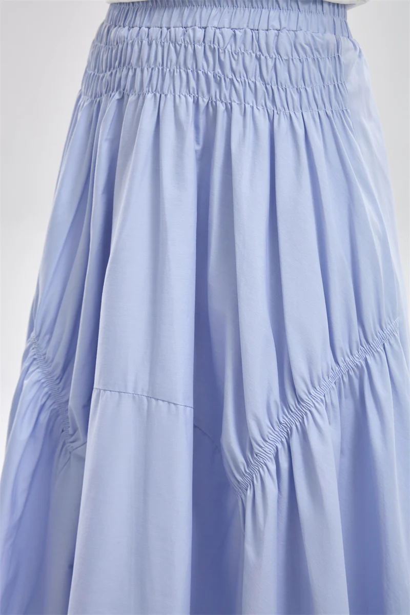 تنورة نسائية ماكسي بقصة انسيابية - Image 4