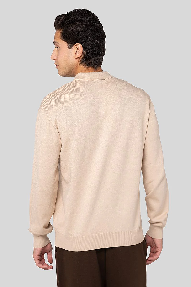 توب رجالي بأكمام طويلة وتصميم كلاسيكي - Image 3