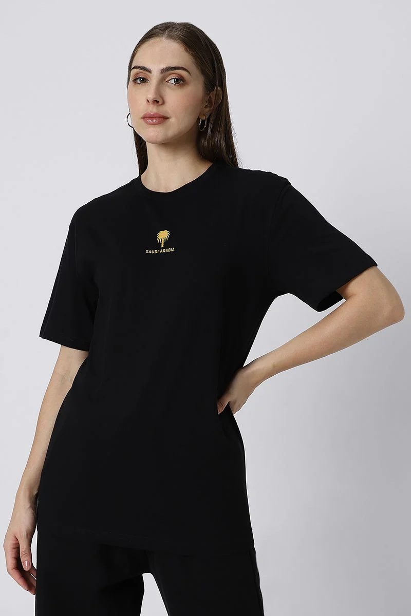 تيشيرت نسائي/رجالي لليوم الوطني بتطريز - Image 4