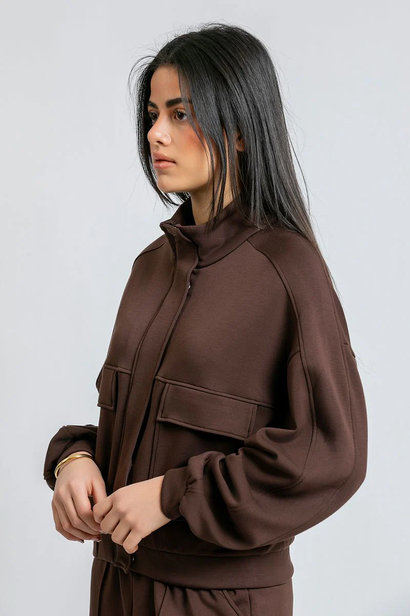 جاكيت نسائي رياضي بخامة ناعمة - Image 6