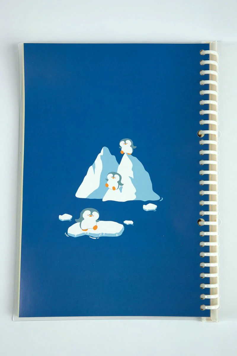 دفتر سلك مميز مقاس B5 مع صفحات مسطّرة - Image 4