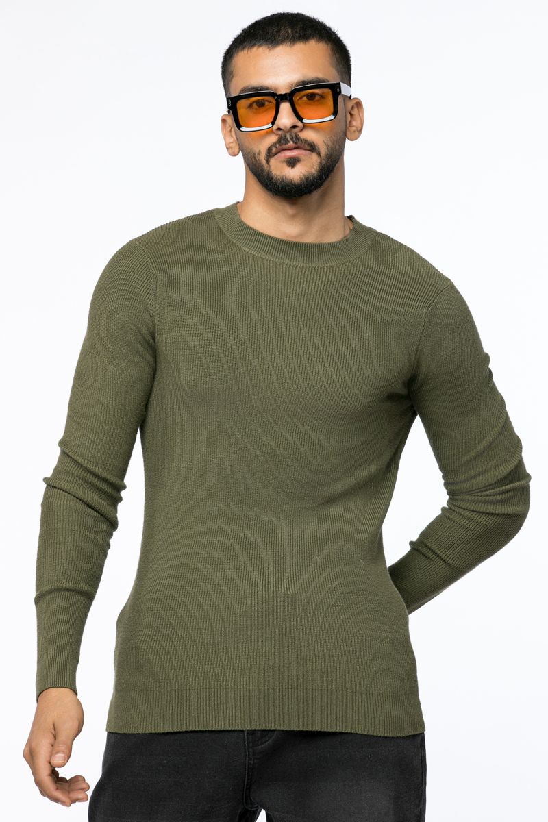 كنزة محبوكة بنقشة مضلعة - Image 15