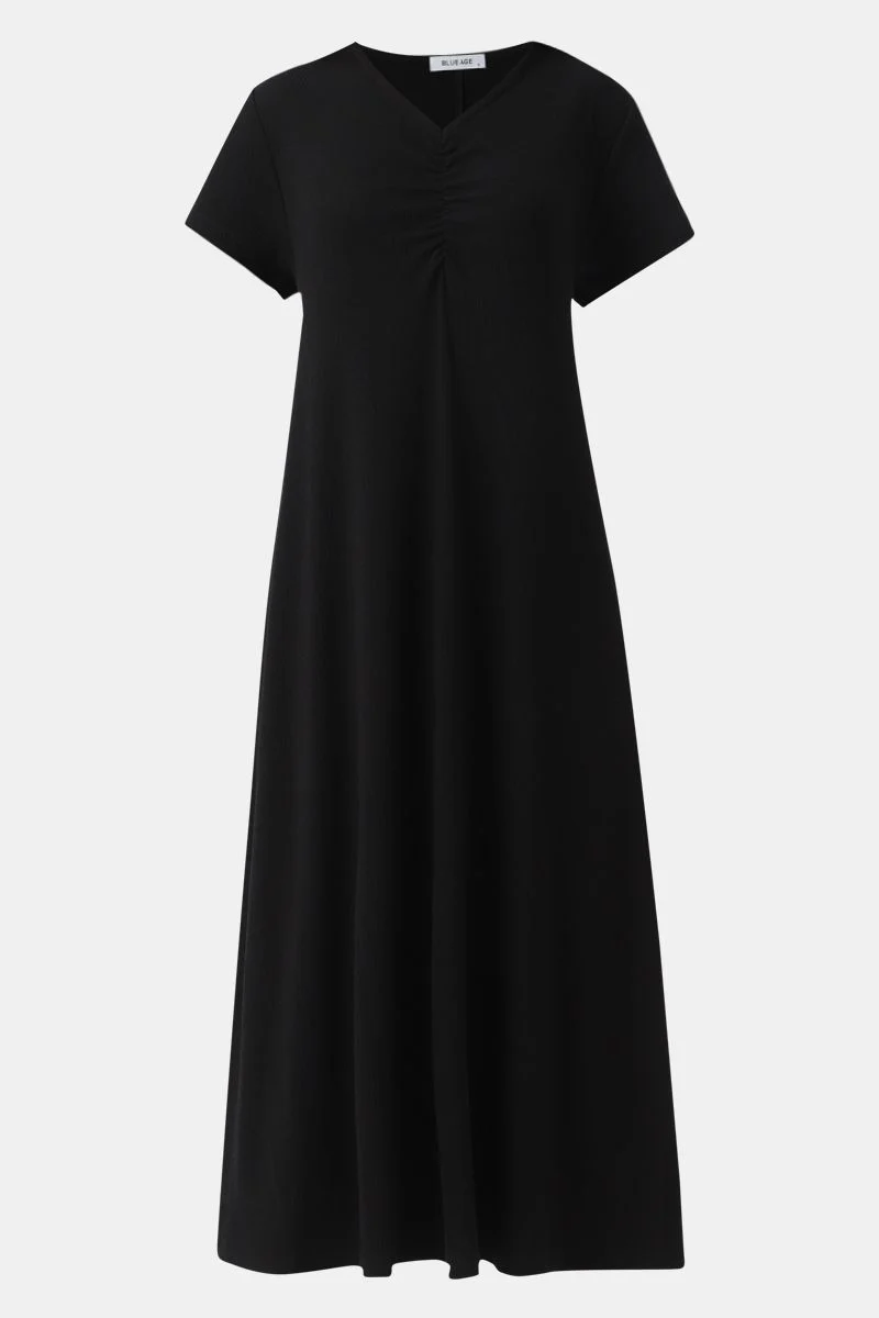 فستان نسائي طويل بنقشة مضلعة - Image 10