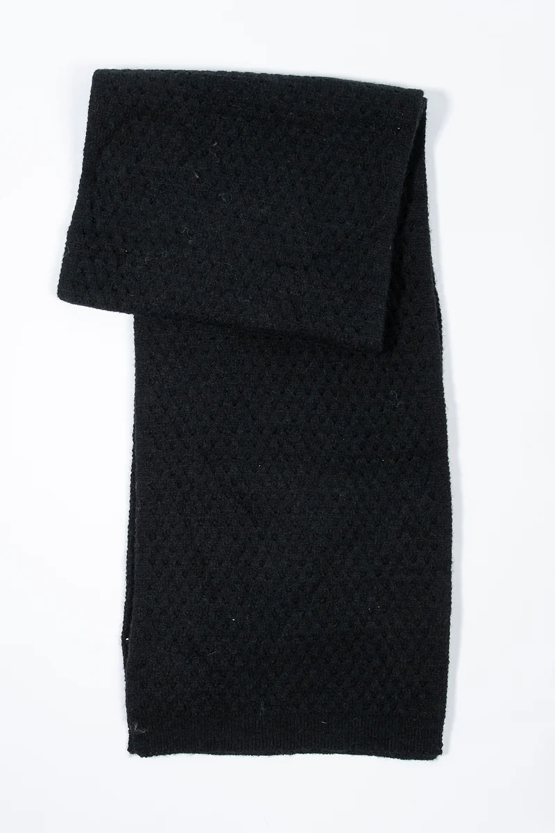 وشاح محبوك بنقشة بارزة - Image 5