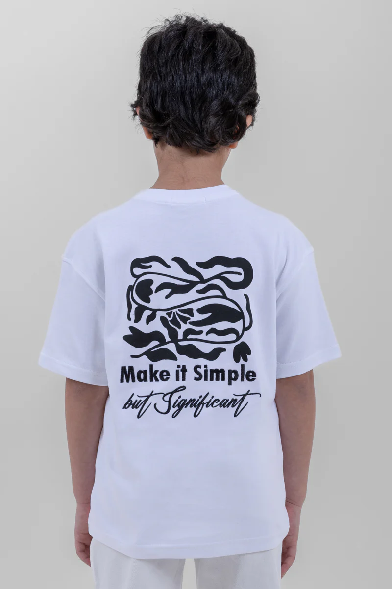 تيشيرت أطفال بطباعة أمامية وخلفية - Image 3