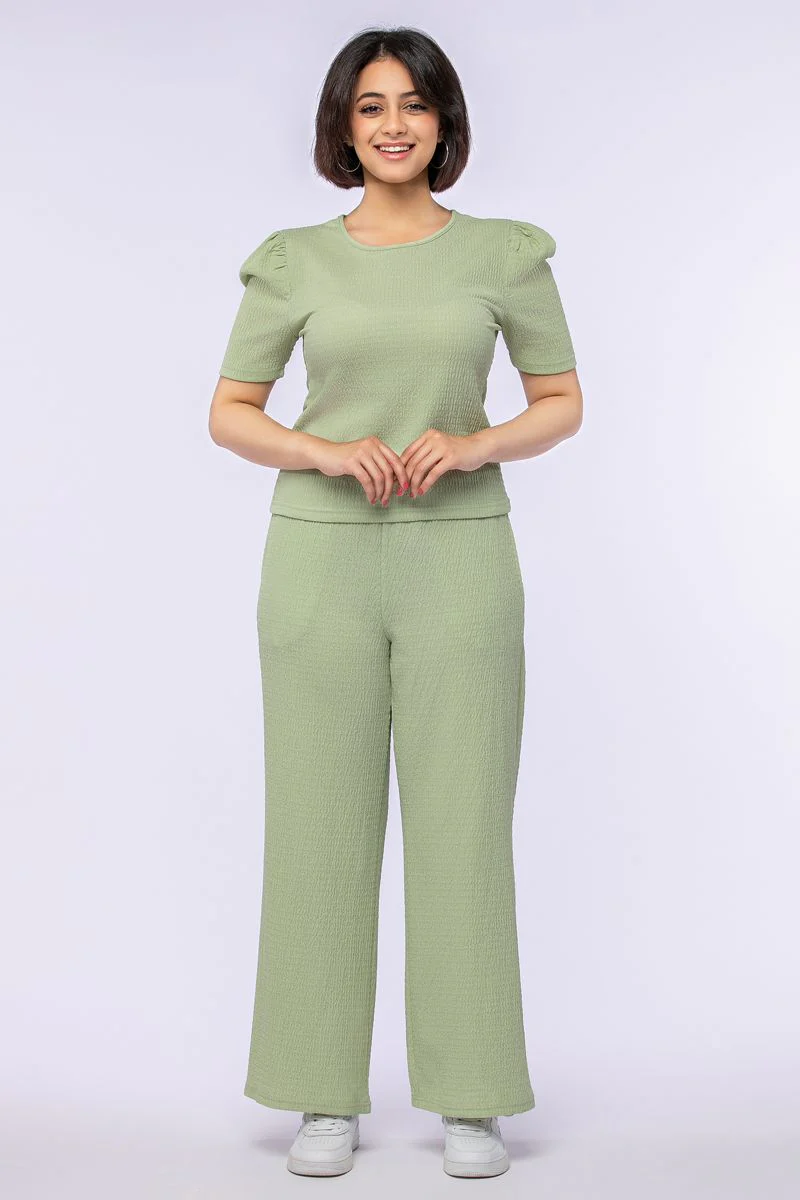 بلوزة بخامة منقوشة - Image 8