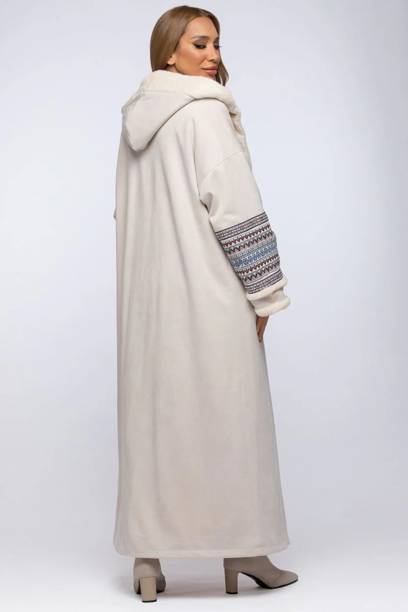 فروة شتوية ببطانة فرو - Image 10