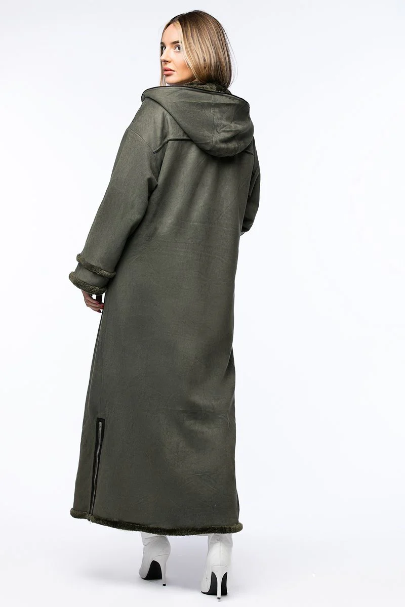 فروة شتوية ببطانة فرو - Image 11