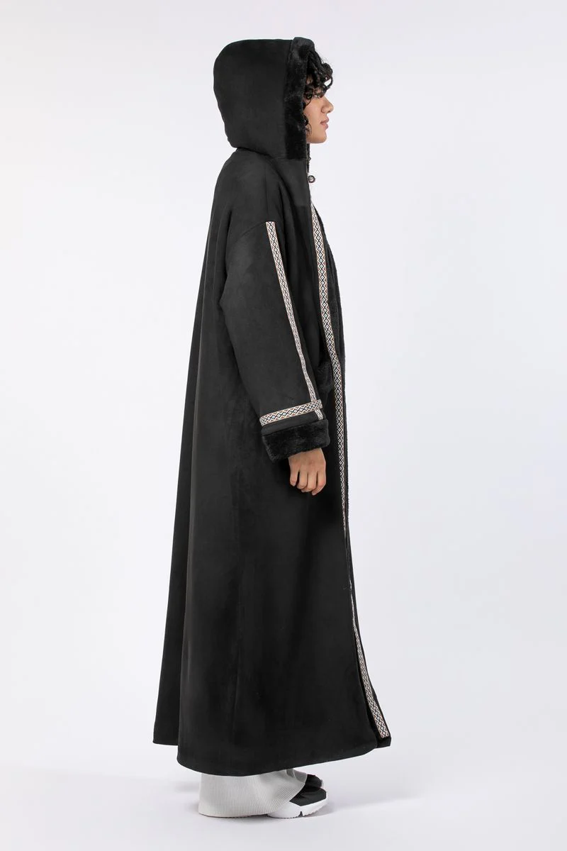 فروة نسائية شتوية ببطانة فرو - Image 8