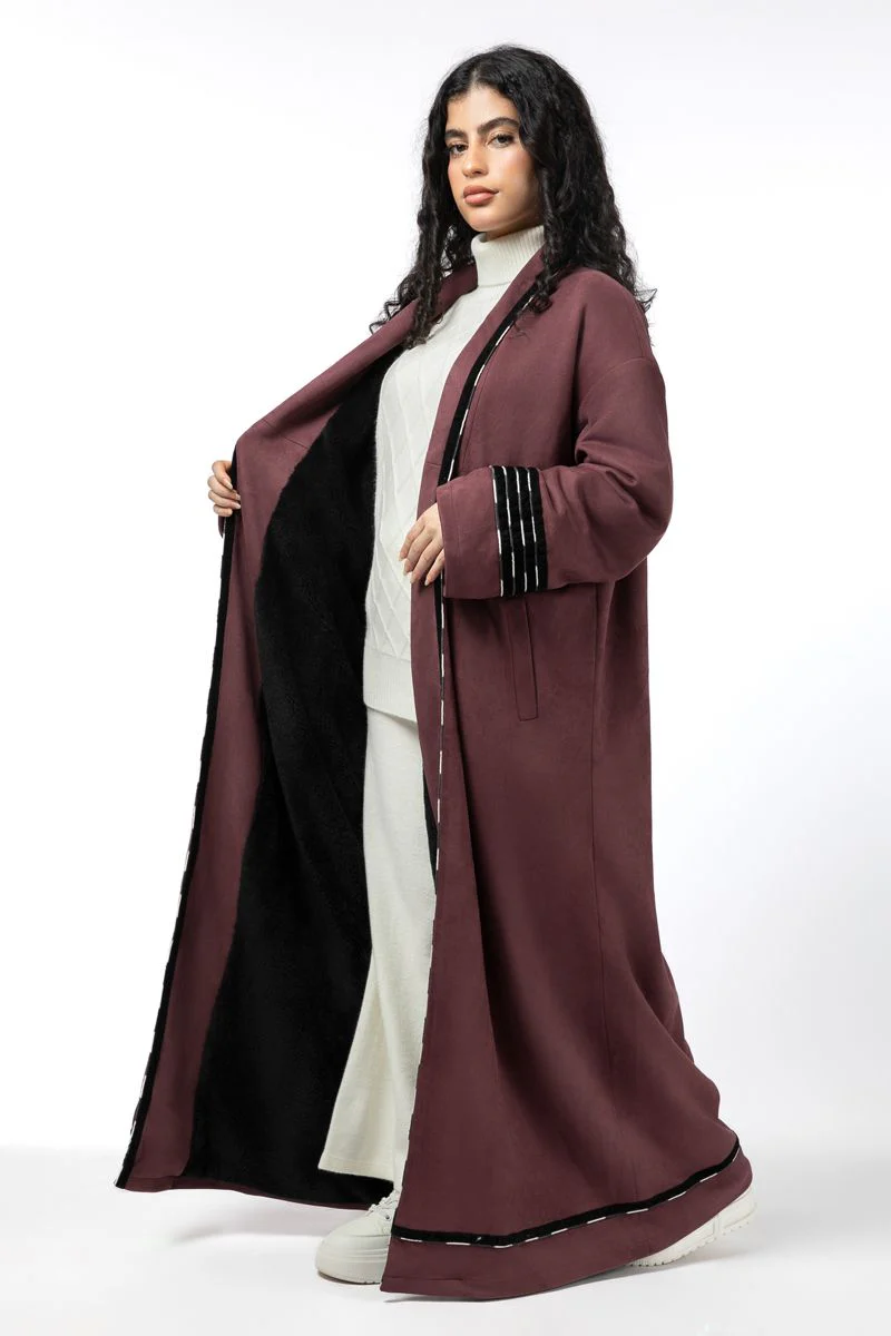 فروة نسائية شتوية ببطانة فرو - Image 6