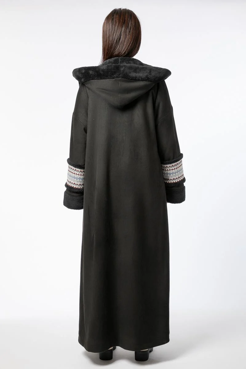 فروة نسائية شتوية ببطانة فرو - Image 3