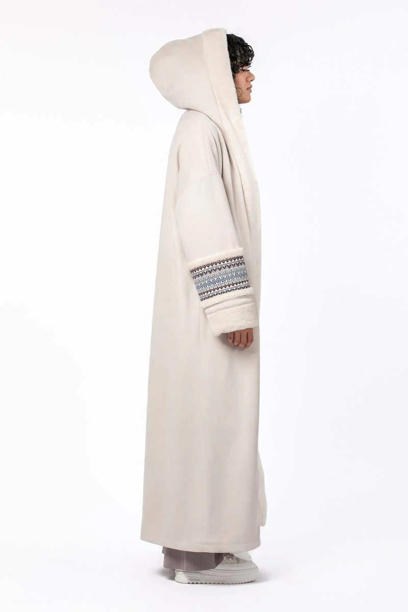 فروة نسائية شتوية ببطانة فرو - Image 7