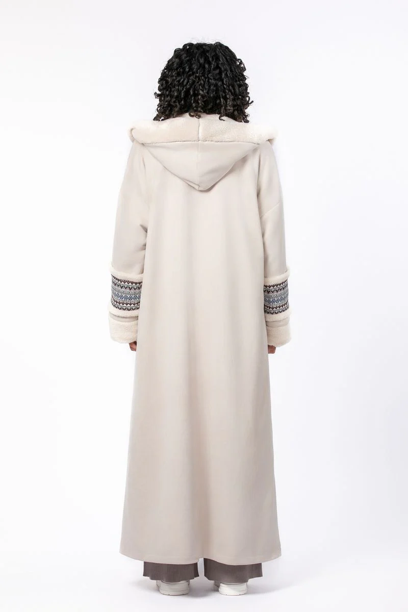 فروة نسائية شتوية ببطانة فرو - Image 8