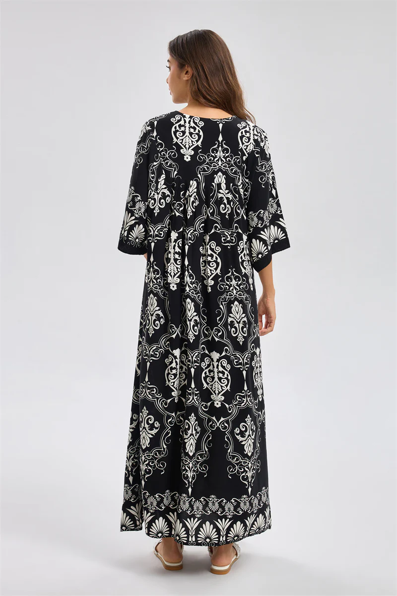 جلابية نسائية بقصة مريحة - Image 3