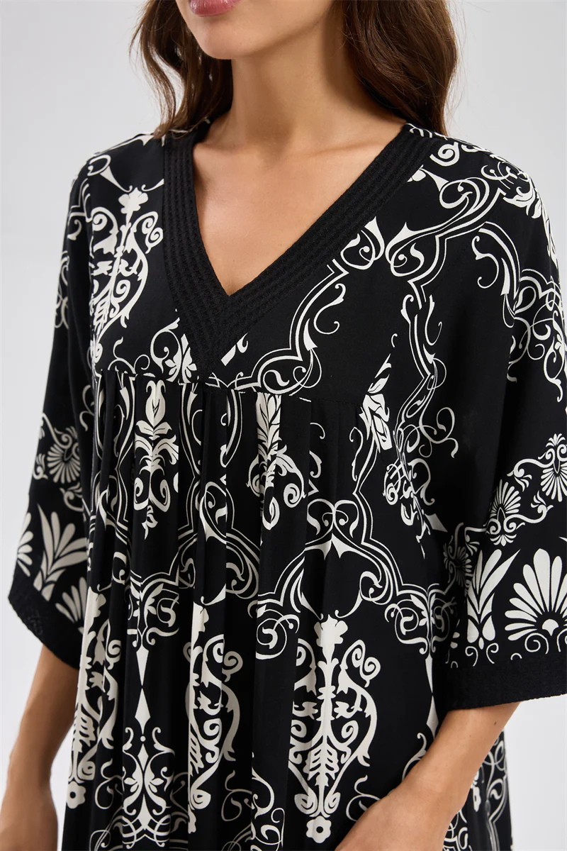 جلابية نسائية بقصة مريحة - Image 4